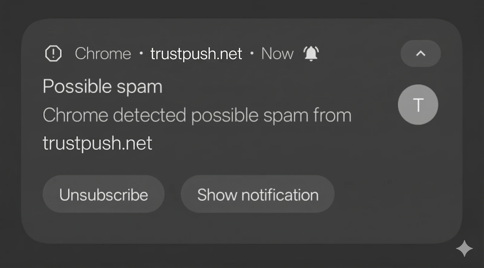 How to Not Trigger the Chrome's Spam Filter and Deliver Your Notification 3 12756